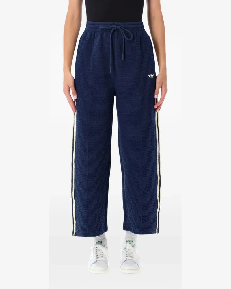 adidas Firebird cropped track pants - Blau Blau