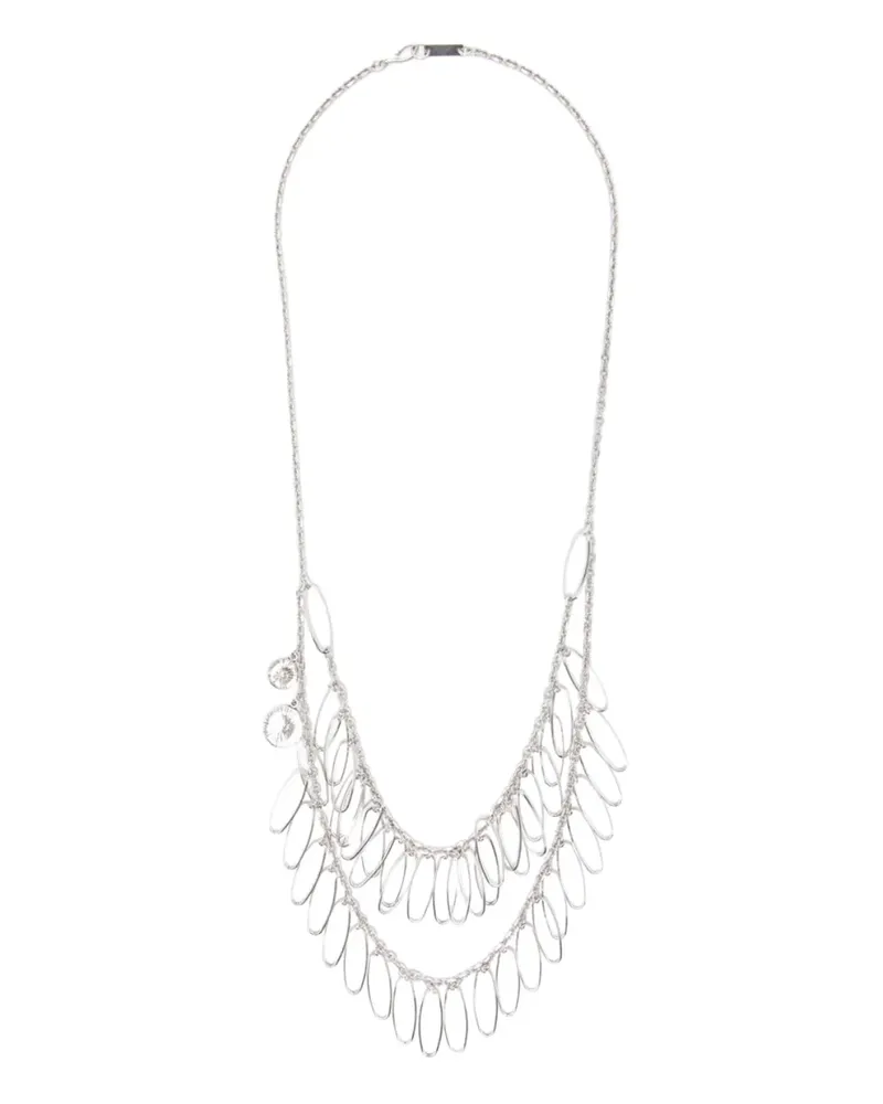 Isabel Marant Halskette im Layering-Look mit Anhängern - Silber Silber