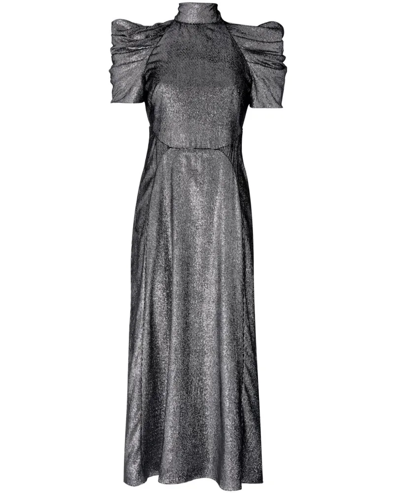 Temperley London Larisa Midikleid - Schwarz Schwarz