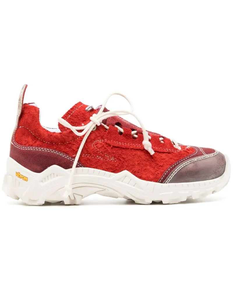 Our Legacy Gabe Sneakers aus Wildleder Rot