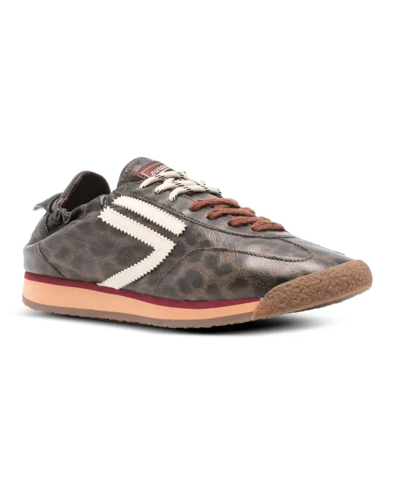 Puraai Sneakers mit Animal-Print - Braun Braun