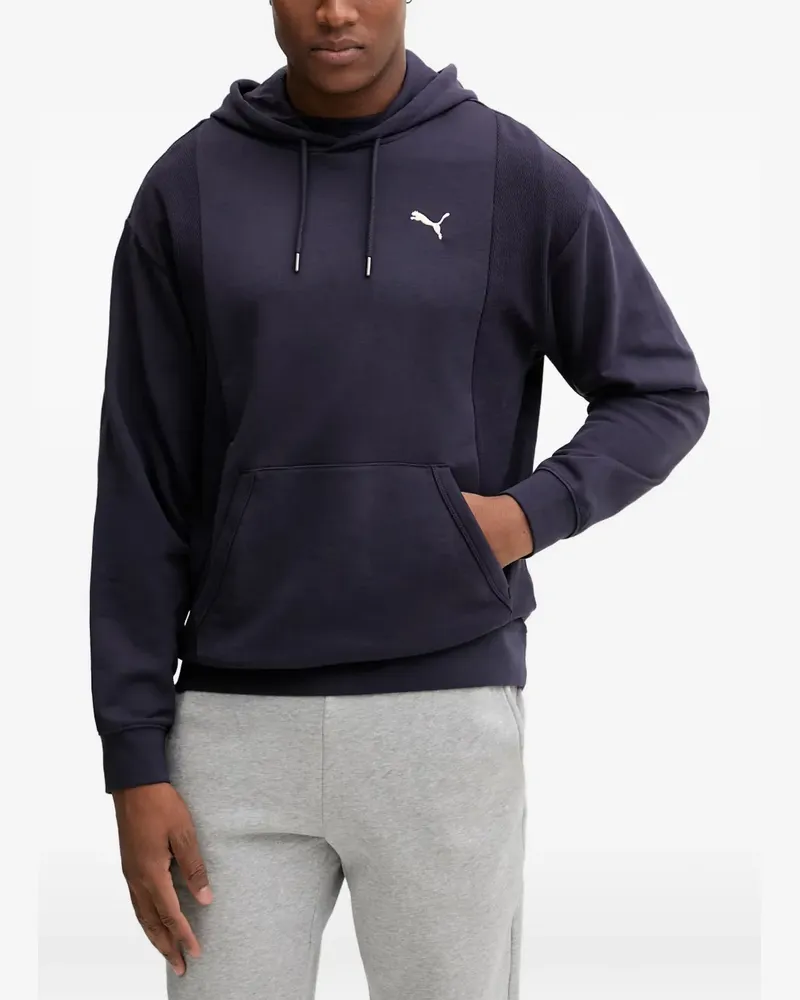 Puma Hoodie mit Logo-Stickerei - Blau Blau