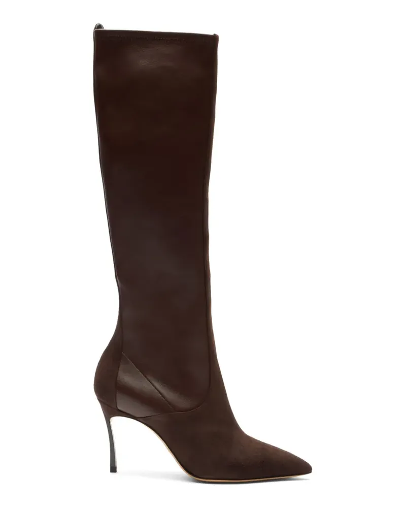 Casadei Blade Debby knee-high boots - Braun Braun