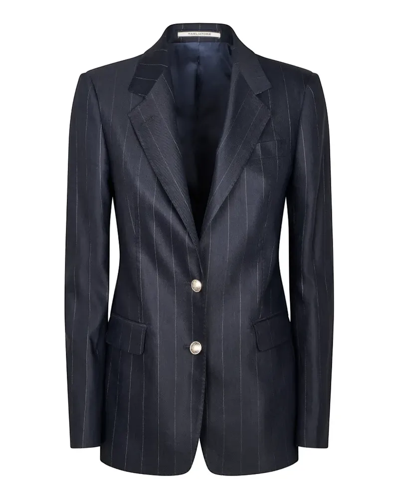 Tagliatore Zweiteiliger Anzug mit Nadelstreifen - Blau Blau