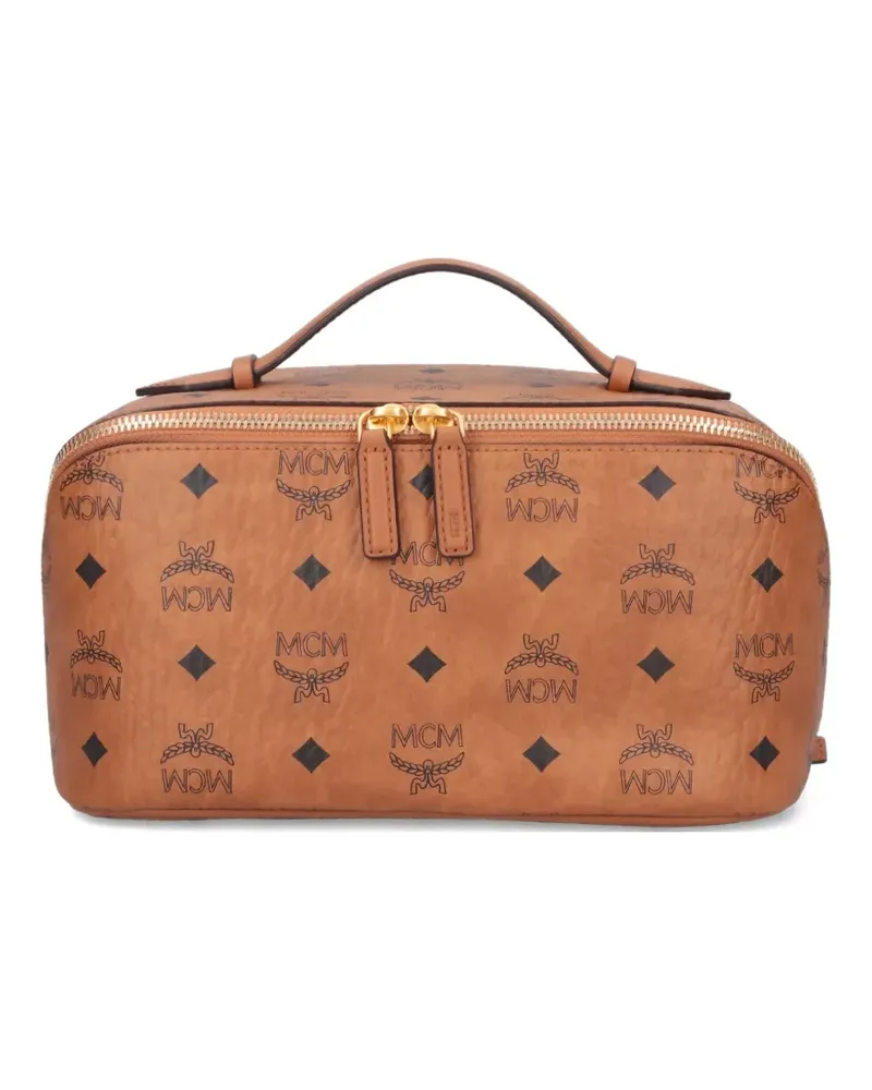 MCM Shopper mit Monogramm - Braun Braun