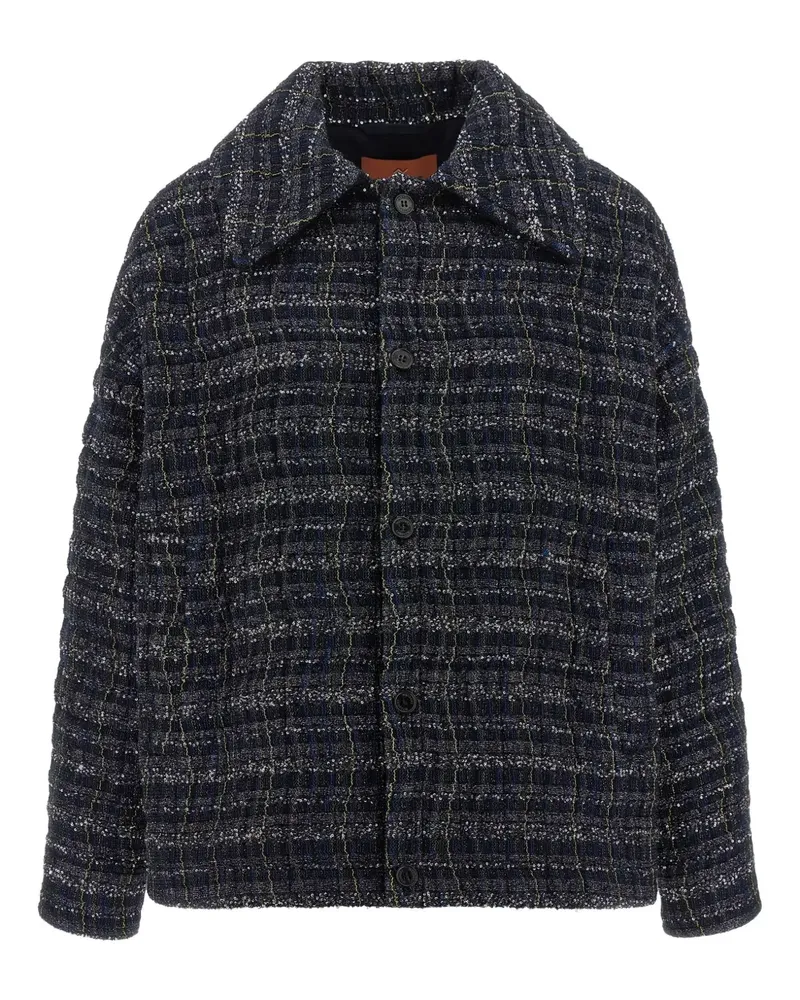 Missoni Caperdoni Oversized-Mantel - Blau Blau