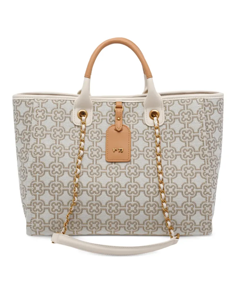 V°73 Harriet chain tote bag - Nude Nude