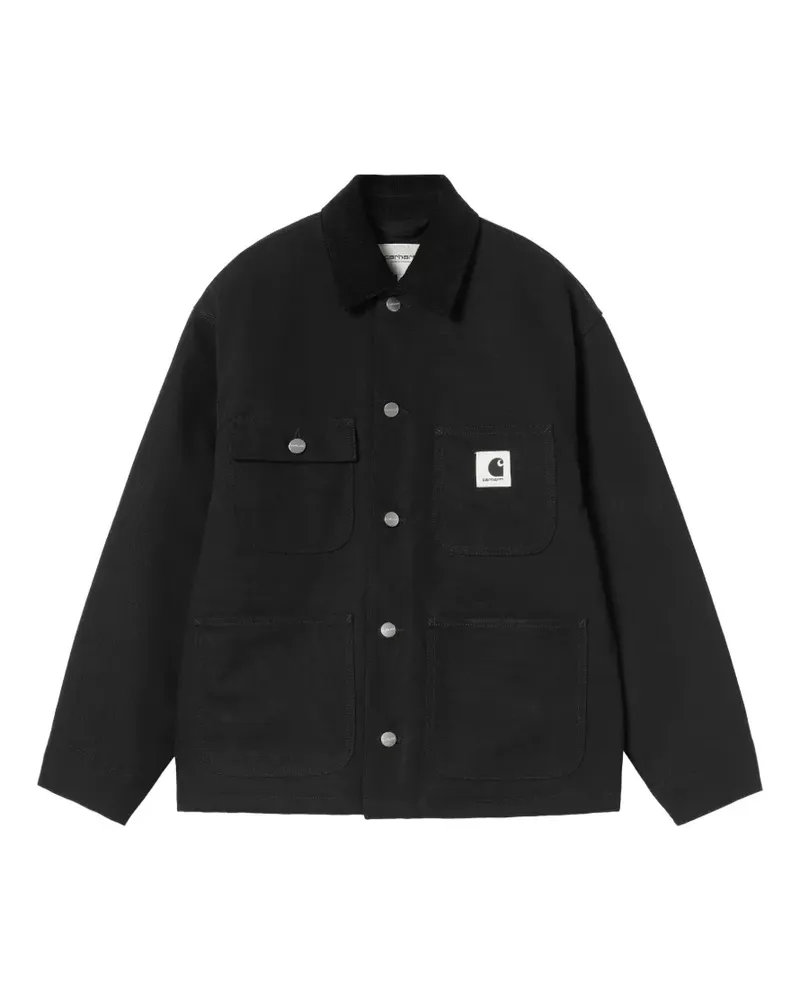 Carhartt WIP Jacke mit Cordtaschen - Schwarz Schwarz