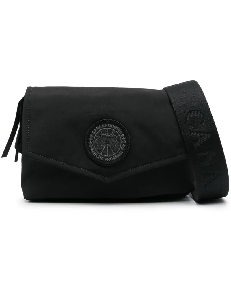 Canada Goose Gürteltasche mit Logo-Patch - Schwarz Schwarz