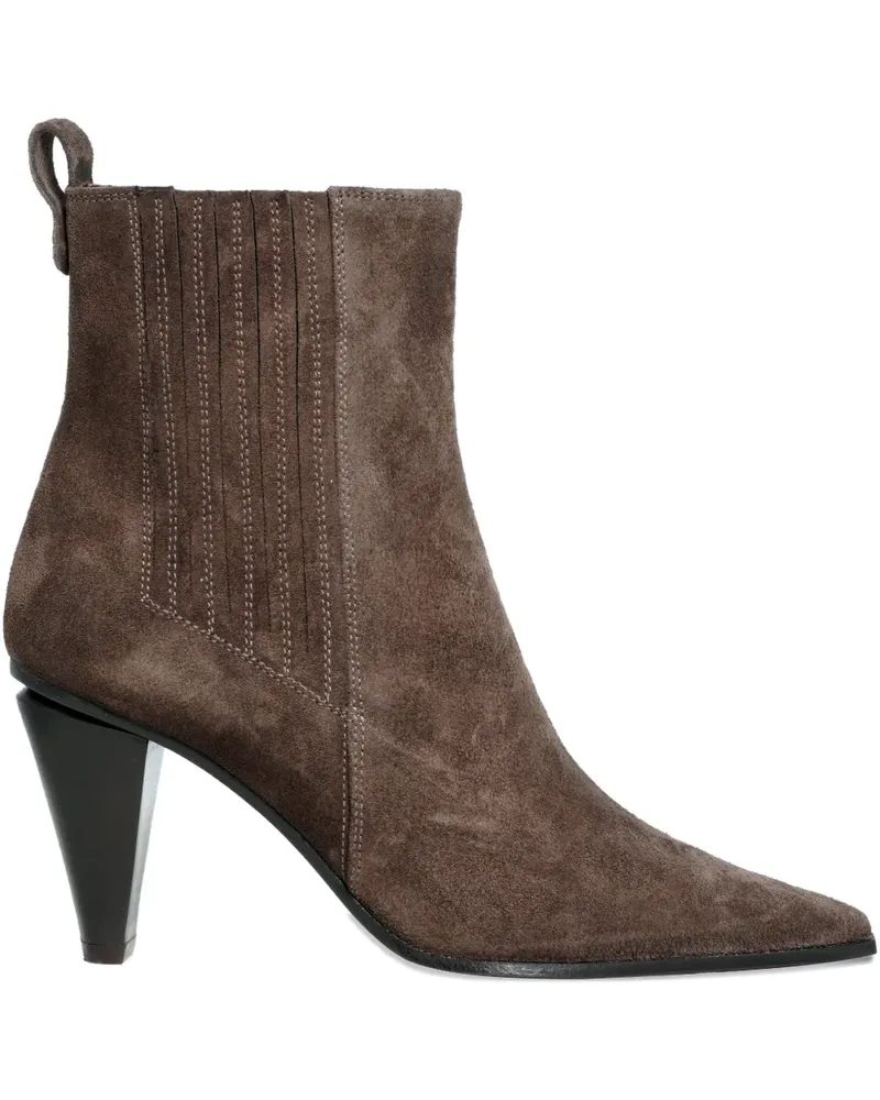 FESTA Milano Nova cone heel boots - Braun Braun