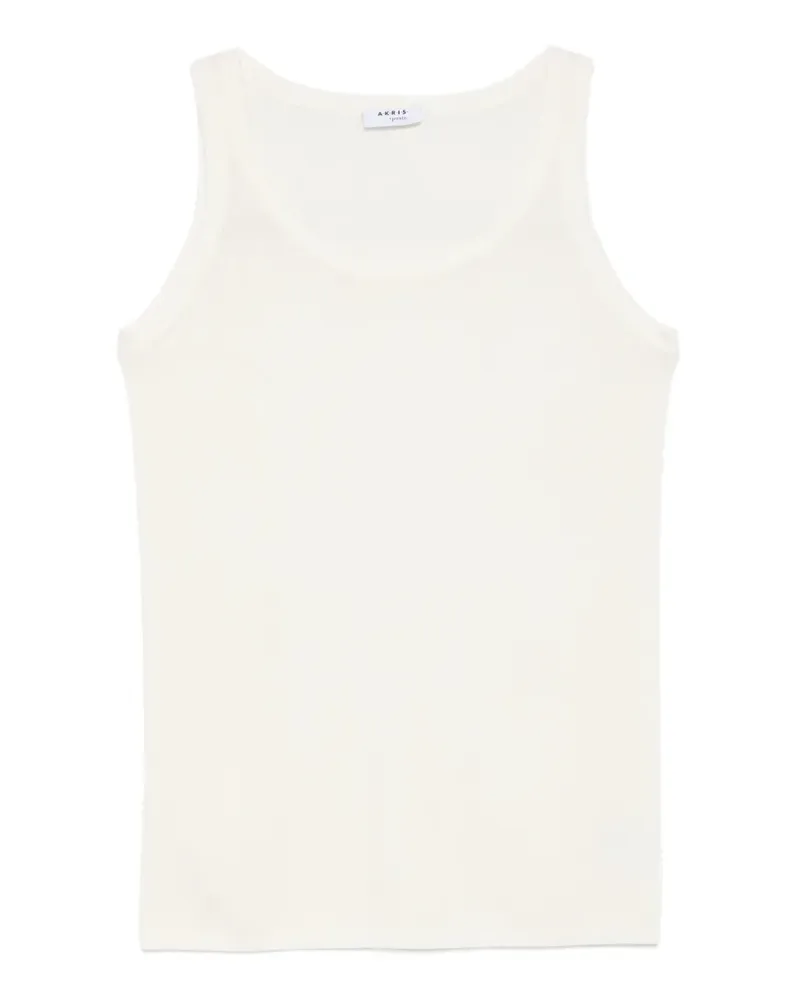 Akris scoop-neck tank top - Nude Nude