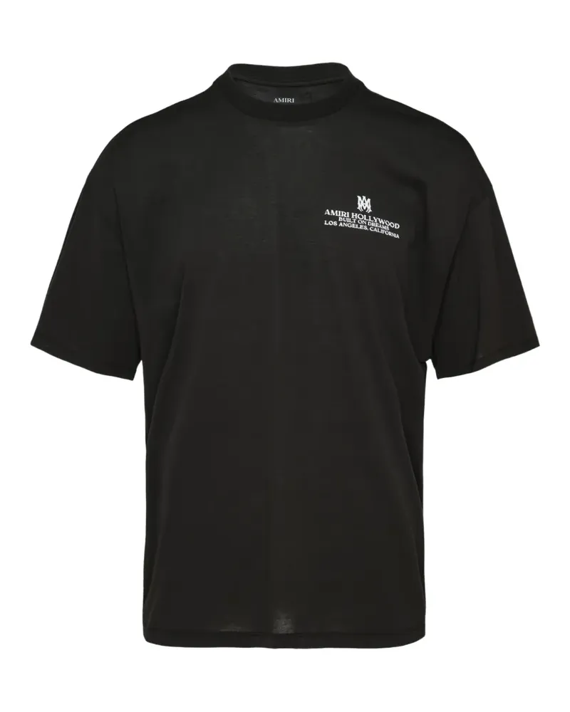 Amiri logo-print T-shirt - Schwarz Schwarz
