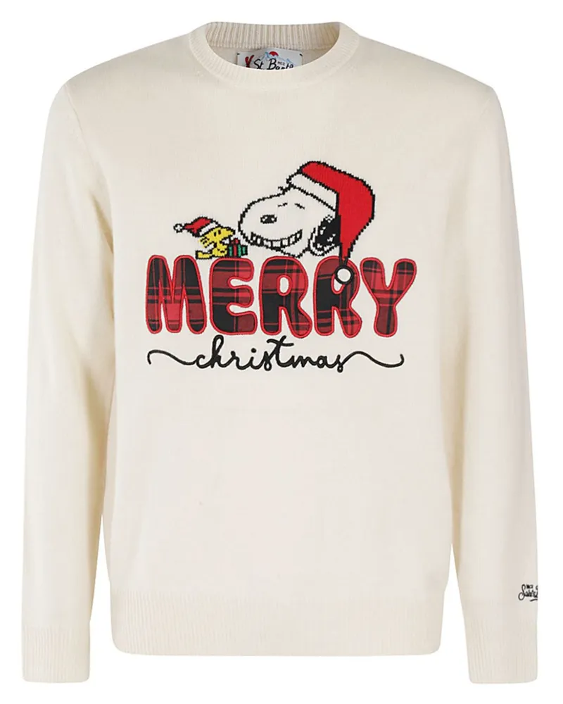 MC2 Saint Barth x Peanuts Heron Pullover - Weiß Weiß