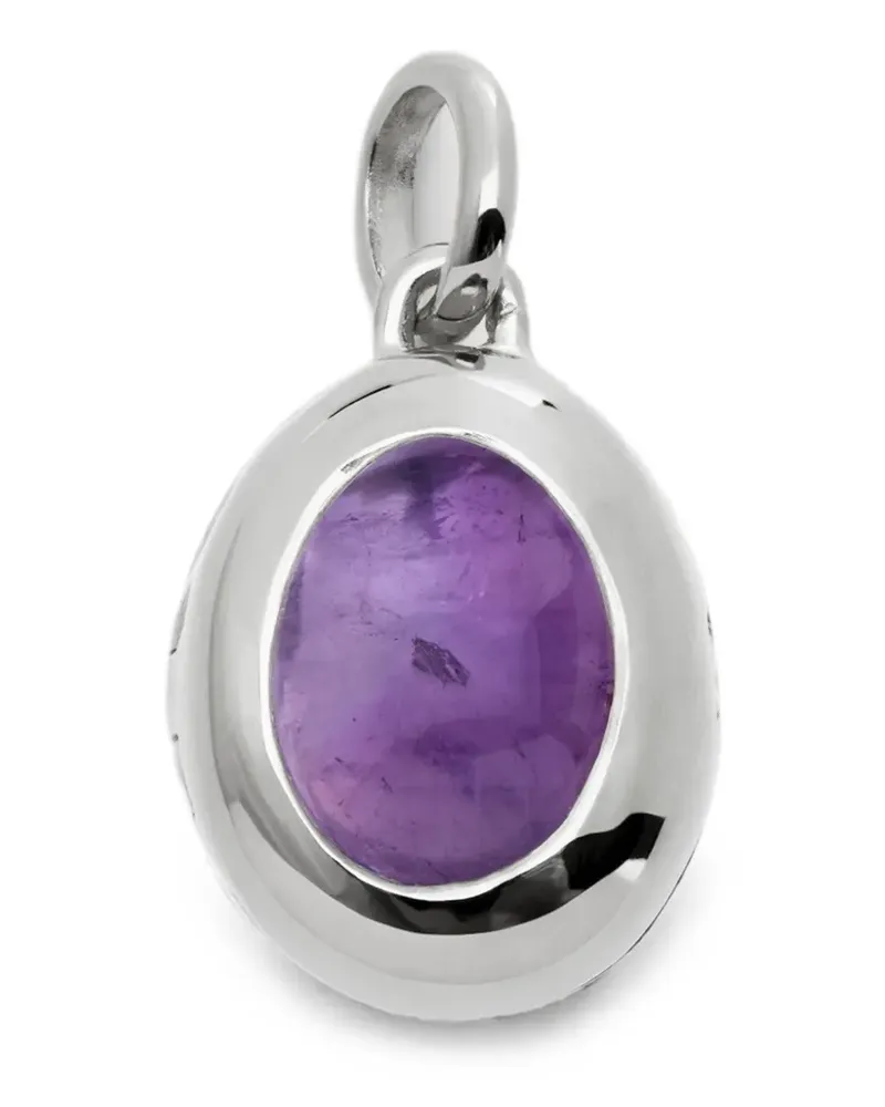 Monica Vinader February Birthstone Halskette - Silber Silber