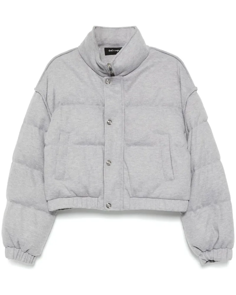 Tout a Coup Cropped-Daunenjacke - Blau Blau