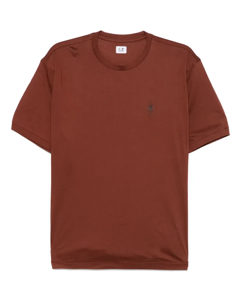 C.P. Company T-Shirt mit Logo-Print - Braun Braun