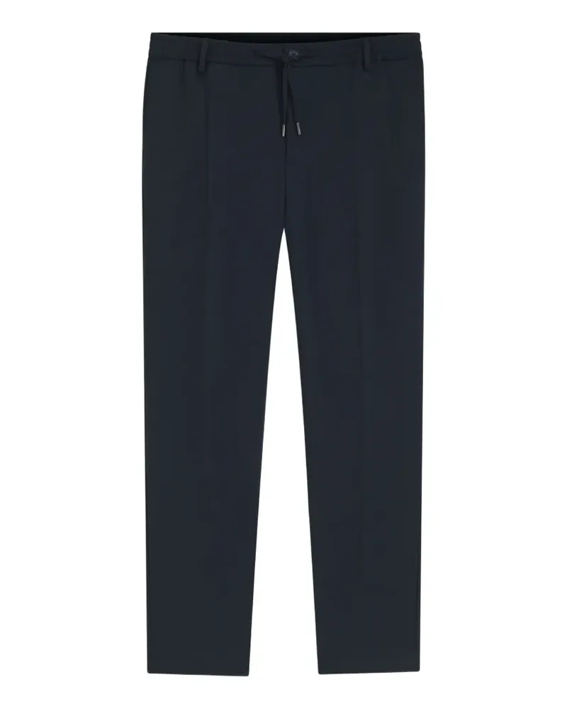 HUGO BOSS Twill-Chino mit Kordelzug - Blau Blau