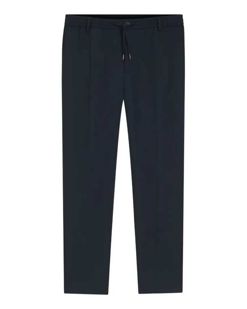 HUGO BOSS Twill-Chino mit Kordelzug - Blau Blau
