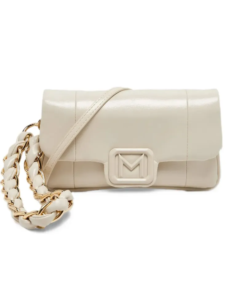 MARELLA mini Le Muse braided-handle clutch bag - Nude Nude