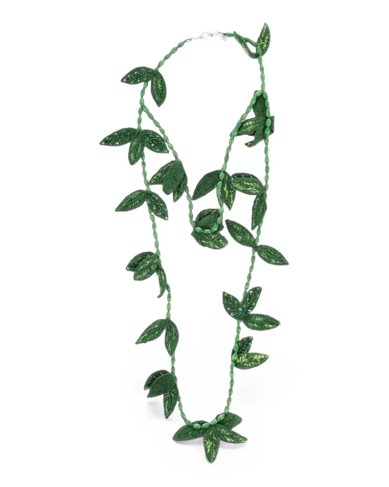 Dsquared2 botanical sequin necklace - Grün Grün