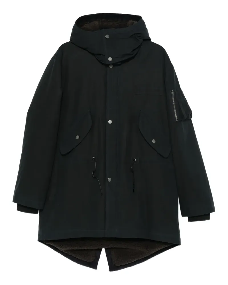 Baracuta hooded zip-up parka - Blau Blau