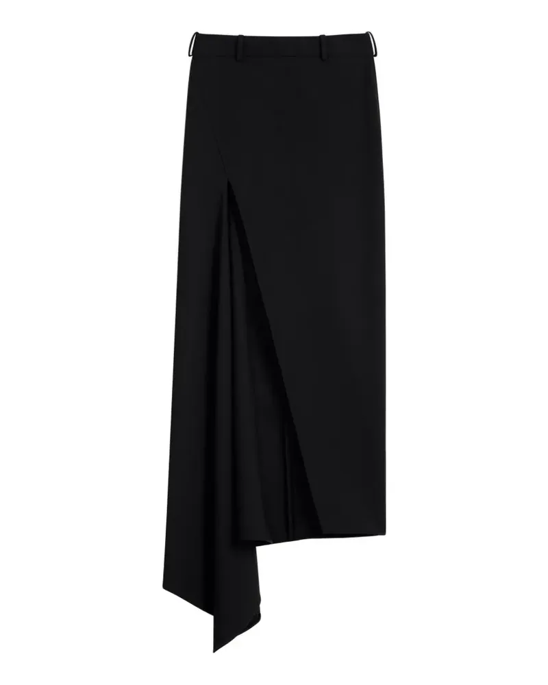 Givenchy asymmetric-hem wrap-style skirt - Schwarz Schwarz