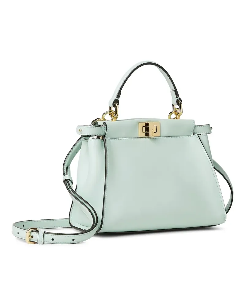 Fendi Peekaboo Schultertasche - Blau Blau