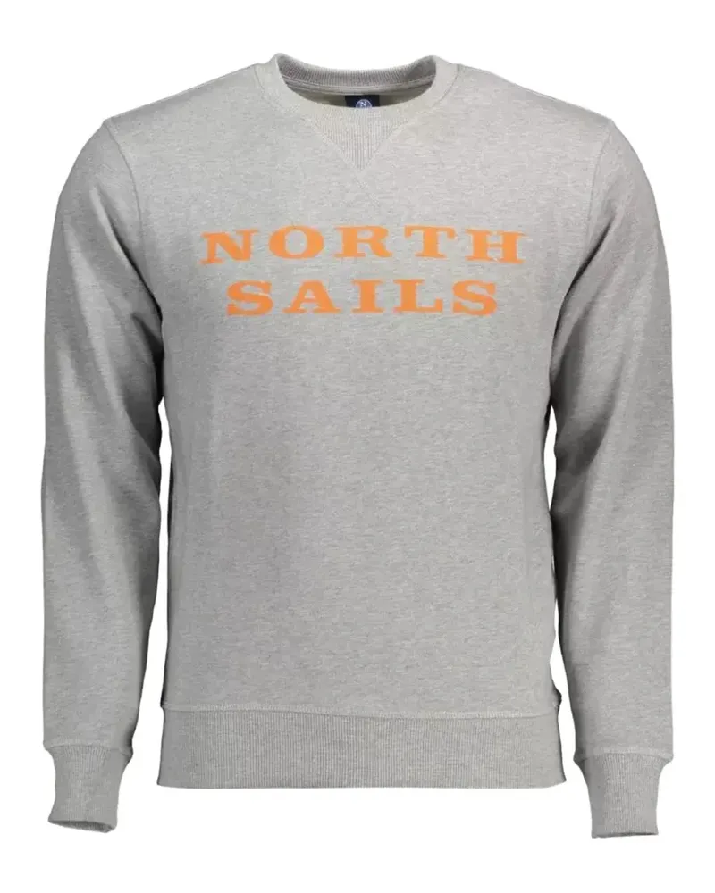 North Sails logo-print crew-neck sweatshirt - Grau Grau