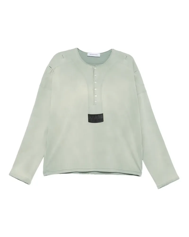 KIKO KOSTADINOV Sargo Henley-T-Shirt - Grün Grün