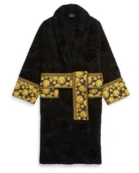 Versace Medusa Amplified cotton bathrobe Schwarz