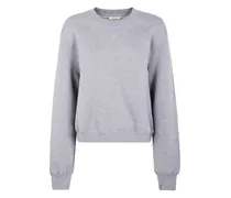 Sweatshirt mit Logo-Stickerei - Grau