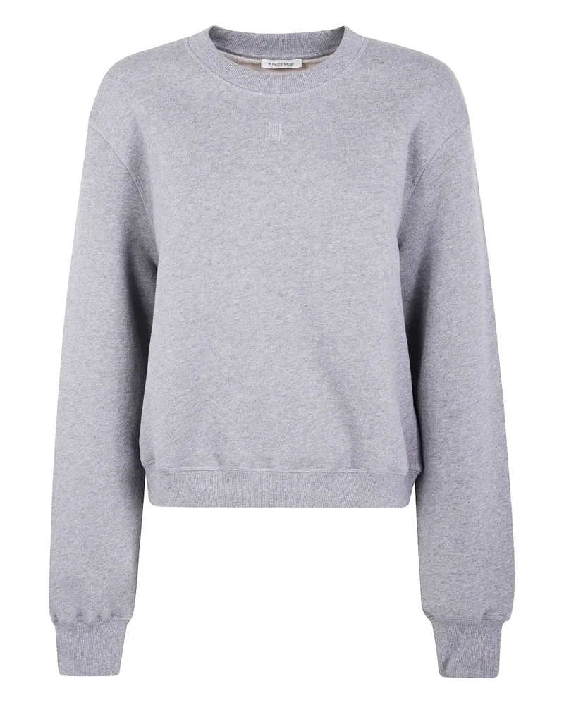 By Malene Birger Sweatshirt mit Logo-Stickerei - Grau Grau