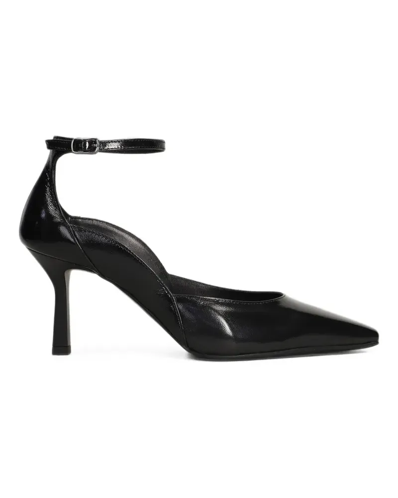 The Seller Spitze Pumps mit Knöchelriemen - Schwarz Schwarz