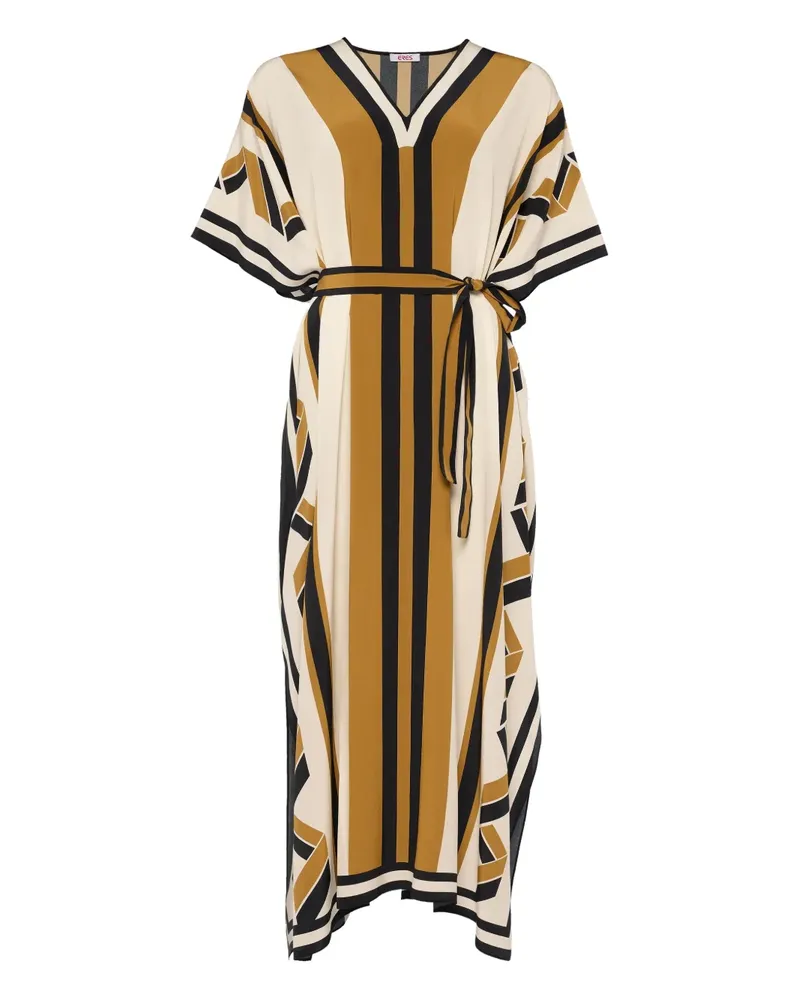 Eres Gestreiftes Fréquence Maxikleid - Gelb Gelb