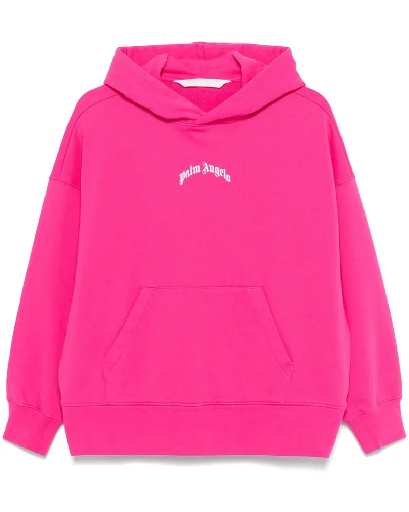 Palm Angels Hoodie mit Logo-Print - Rosa Rosa