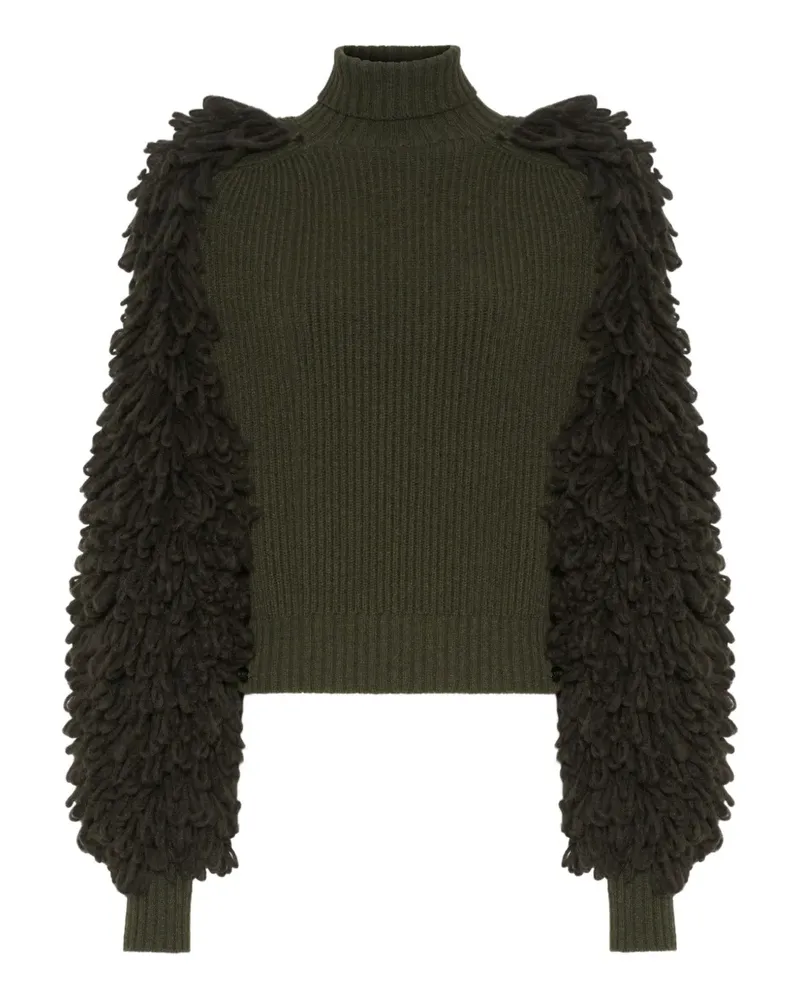 Jean Paul Gaultier The Bouclette high-neck wool sweater - Grün Grün