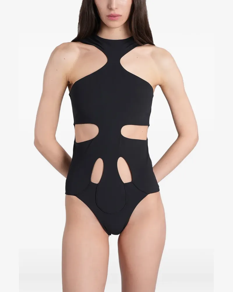 Cult Gaia Novella Badeanzug mit Cut-Out - Schwarz Schwarz