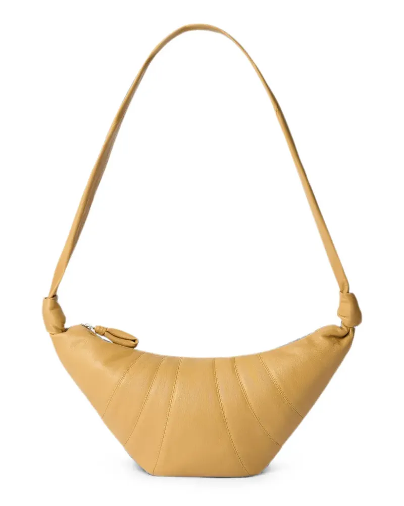 Christophe Lemaire medium Croissant bag in goat leather - Gelb Gelb