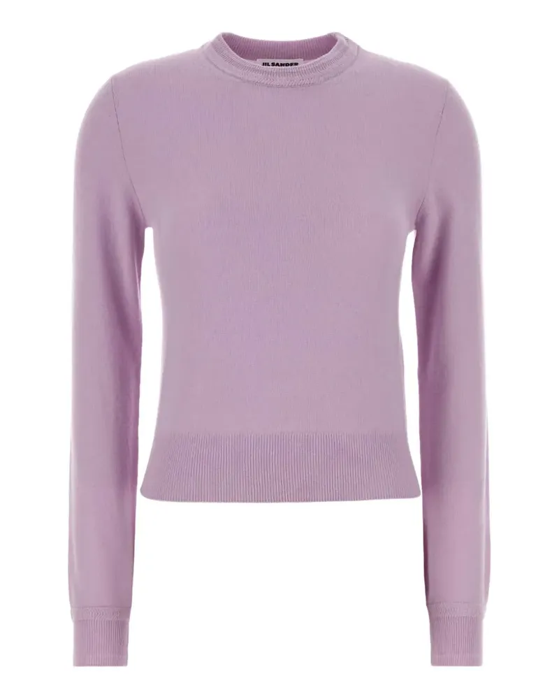 Jil Sander crew-neck wool sweater - Violett Violett