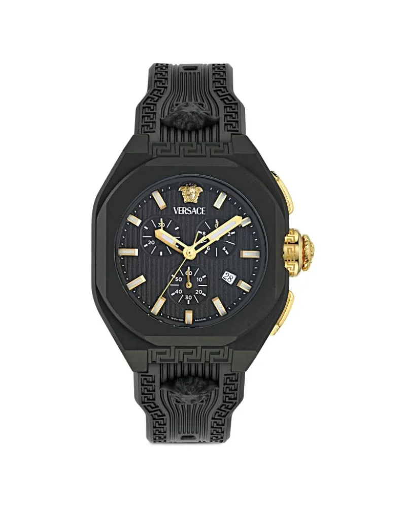 Versace V-Legend Chrono 44mm - Schwarz Schwarz