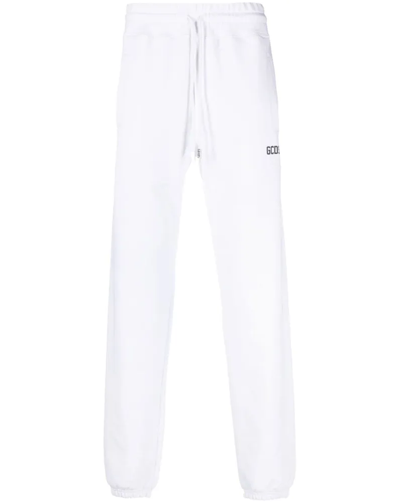 GCDS Tapered-Hose mit Kordelzug - Weiß Weiß