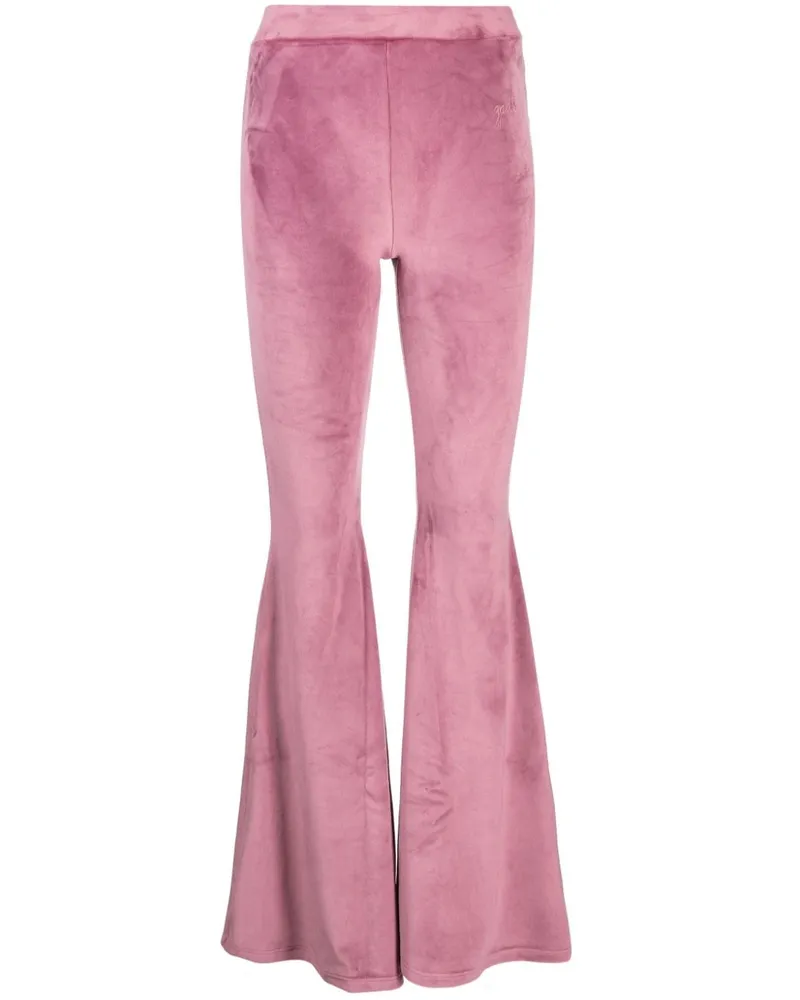 GCDS Ausgestellte Samthose - Rosa Rosa