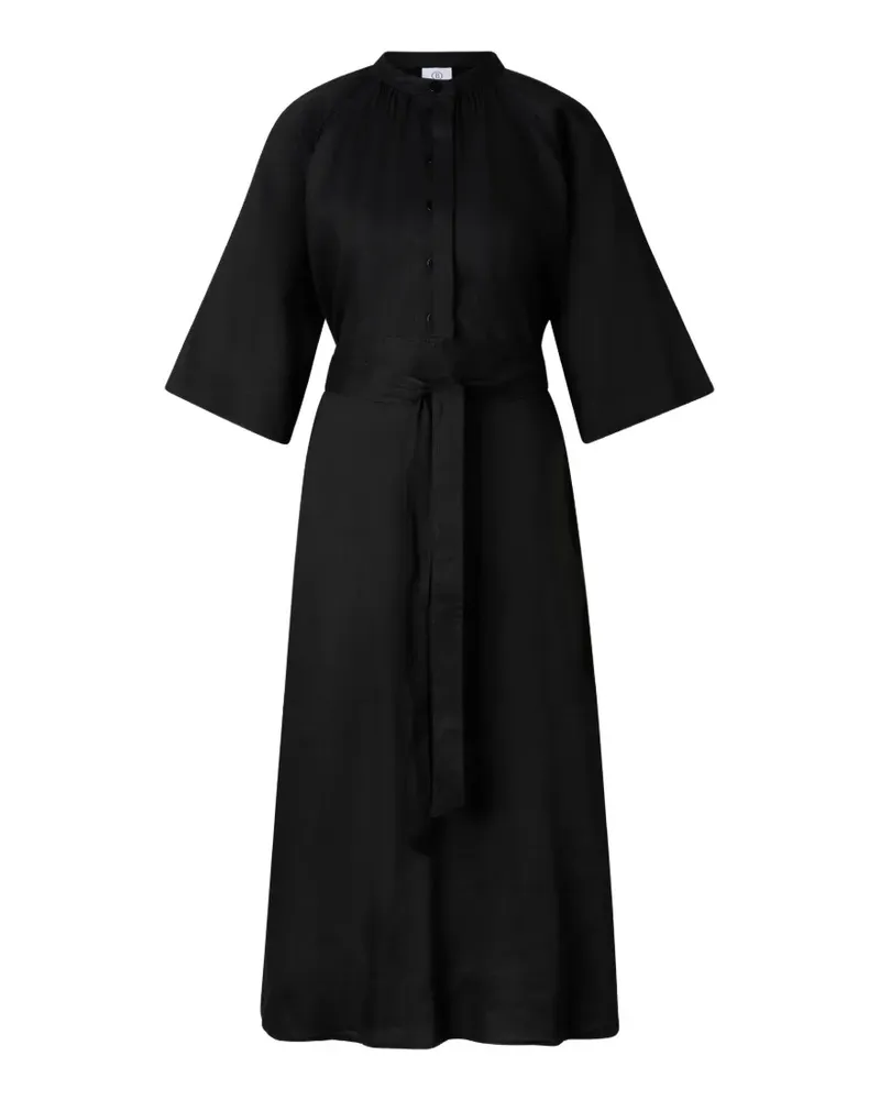 Bogner Besticktes Catelyn Midikleid mit Raglanärmeln - Schwarz Schwarz