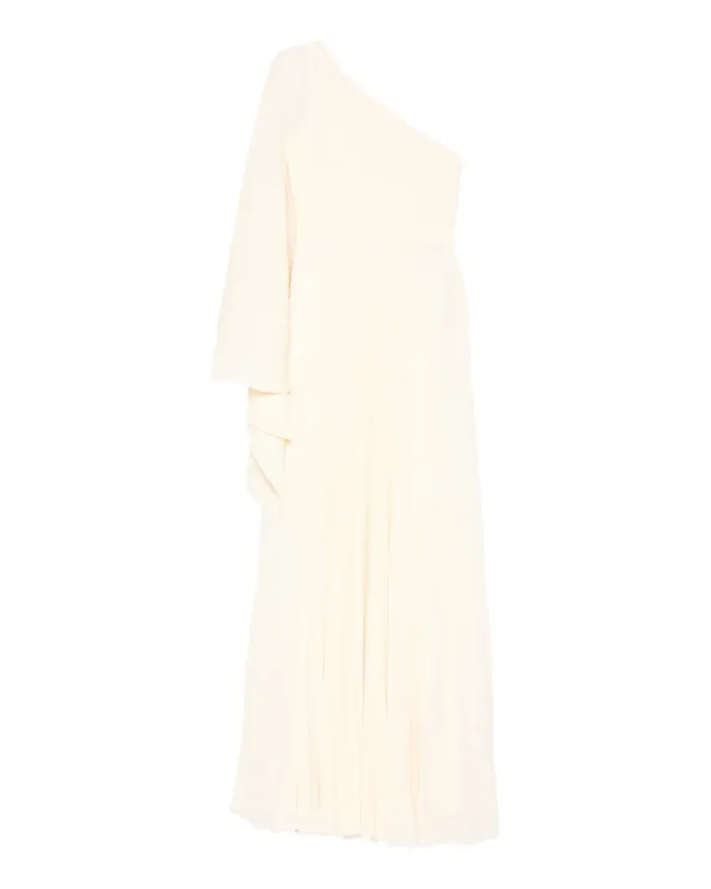 Solace London Maci One-Shoulder-Maxikleid mit Falten - Gelb Gelb