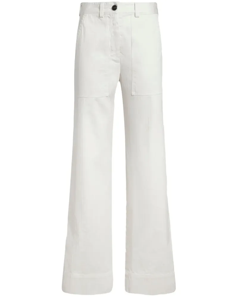 Etro Ausgestellte Hose - Weiß Weiß