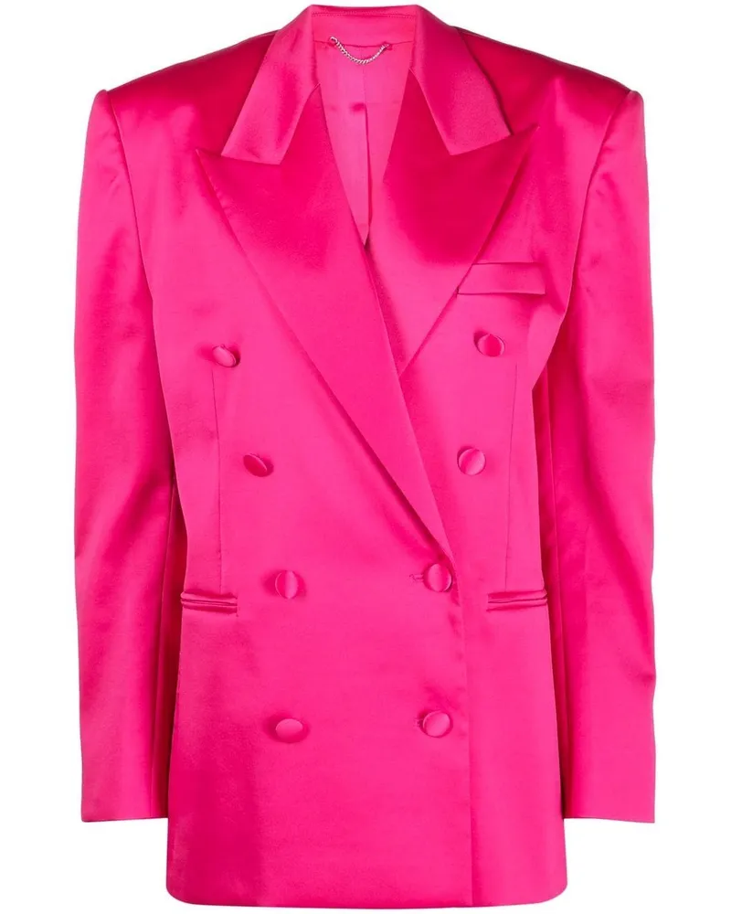 Magda Butrym Doppelreihiger Blazer Rosa