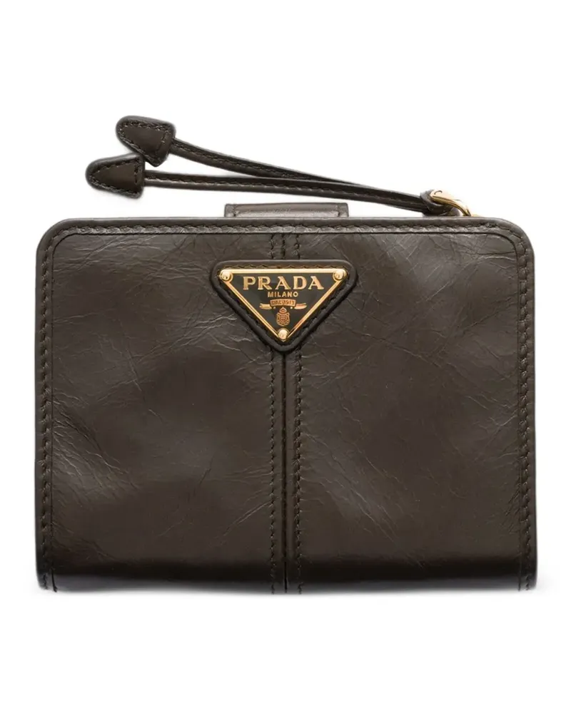 Prada small leather wallet - Braun Braun