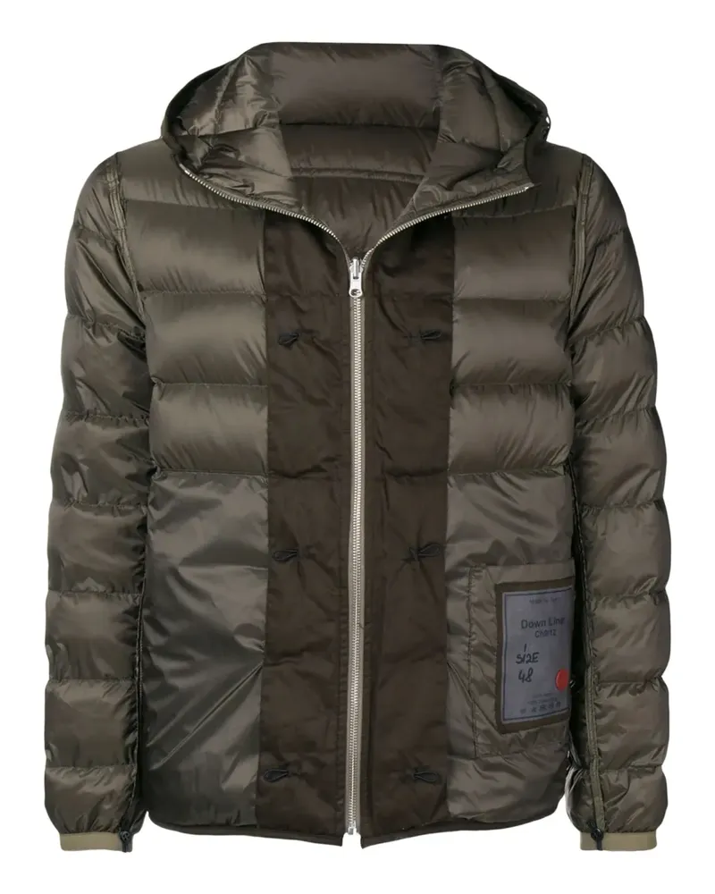 Ten c Daunenjacke mit Kapuze - Grün Grün