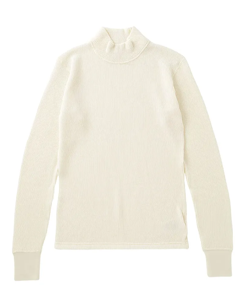 Visvim wool funnel-neck sweater - Nude Nude