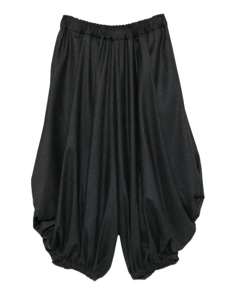 Comme des Garçons balloon-leg elasticated-waistband trousers - Schwarz Schwarz